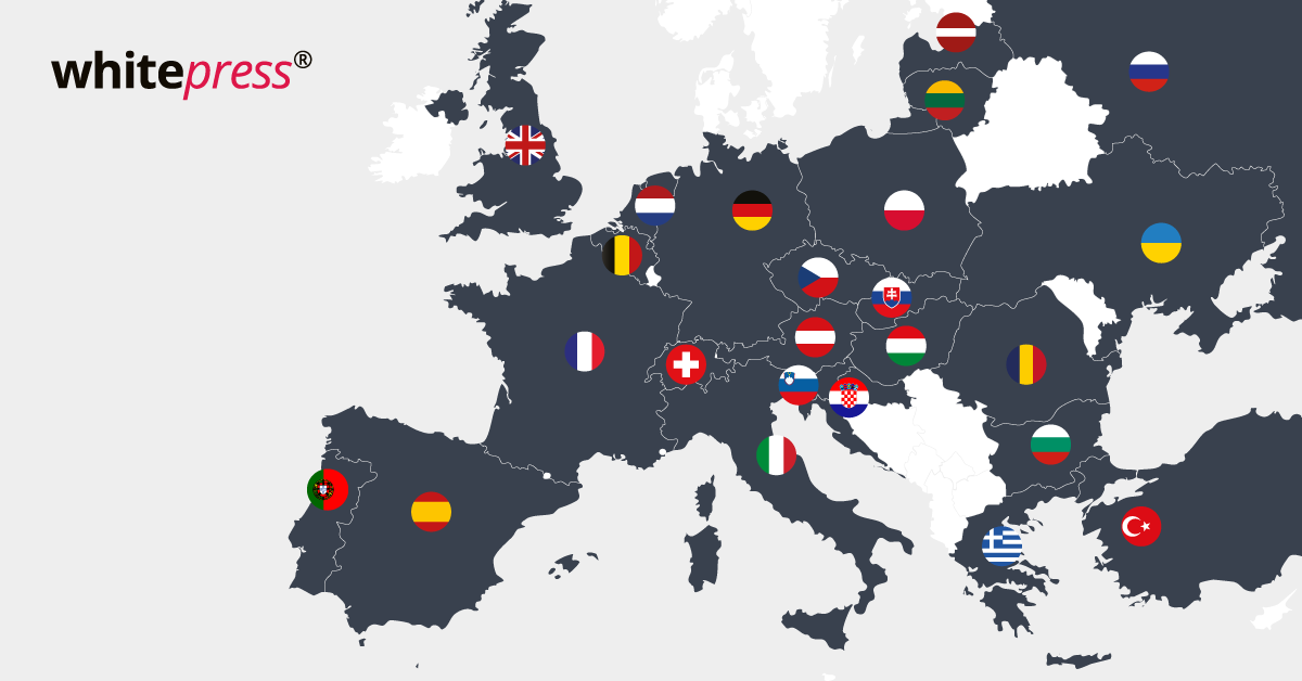 mapa da europa
